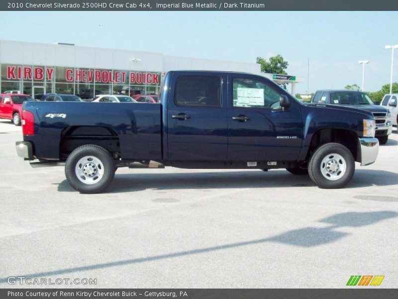 Imperial Blue Metallic / Dark Titanium 2010 Chevrolet Silverado 2500HD Crew Cab 4x4