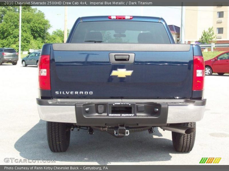 Imperial Blue Metallic / Dark Titanium 2010 Chevrolet Silverado 2500HD Crew Cab 4x4