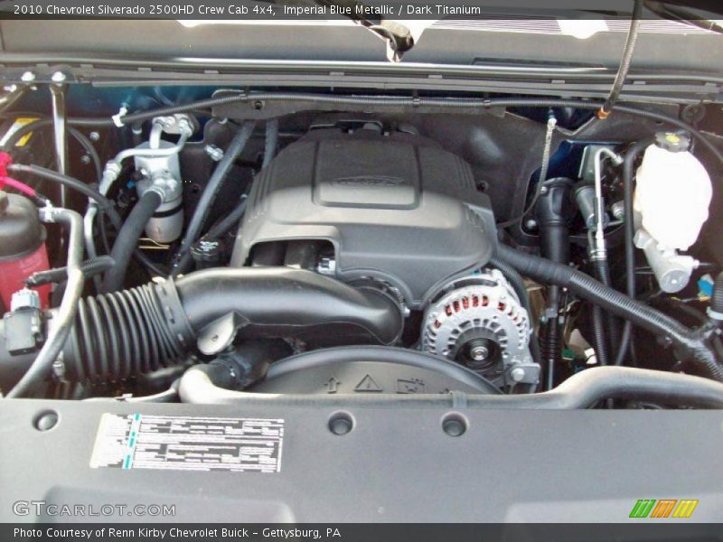 Imperial Blue Metallic / Dark Titanium 2010 Chevrolet Silverado 2500HD Crew Cab 4x4