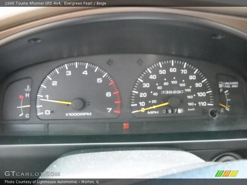 Evergreen Pearl / Beige 1996 Toyota 4Runner SR5 4x4