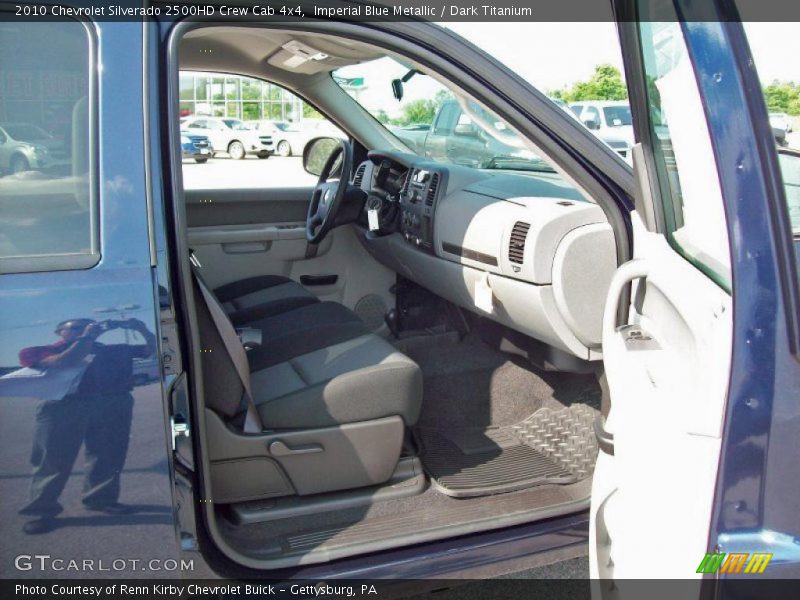 Imperial Blue Metallic / Dark Titanium 2010 Chevrolet Silverado 2500HD Crew Cab 4x4