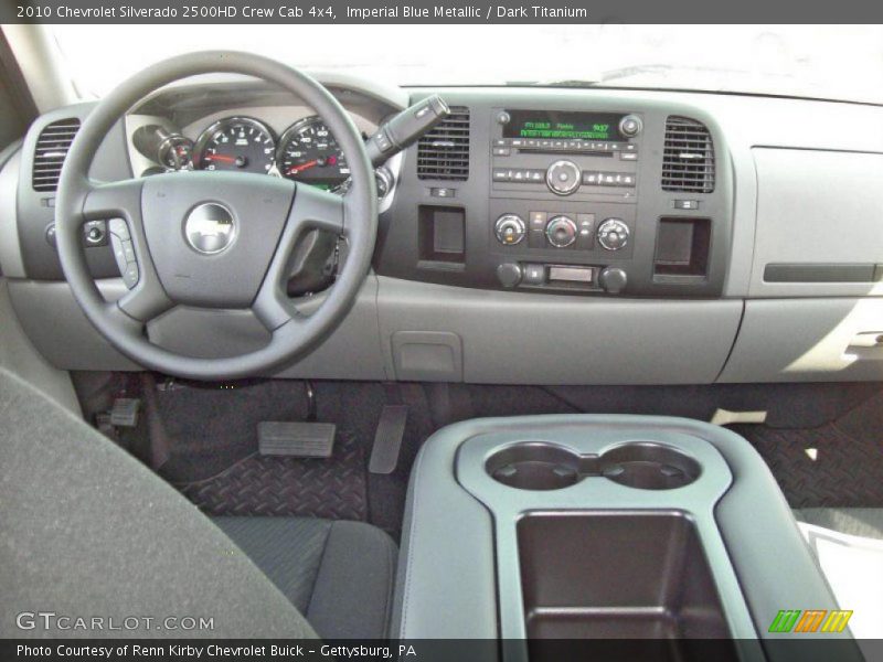 Imperial Blue Metallic / Dark Titanium 2010 Chevrolet Silverado 2500HD Crew Cab 4x4