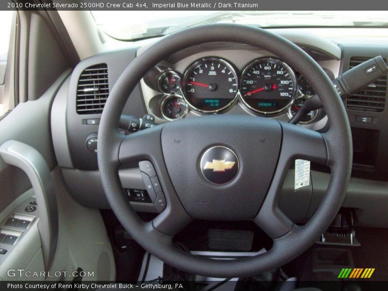 Imperial Blue Metallic / Dark Titanium 2010 Chevrolet Silverado 2500HD Crew Cab 4x4