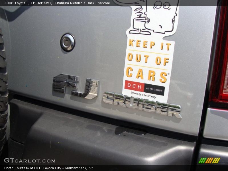 Titanium Metallic / Dark Charcoal 2008 Toyota FJ Cruiser 4WD