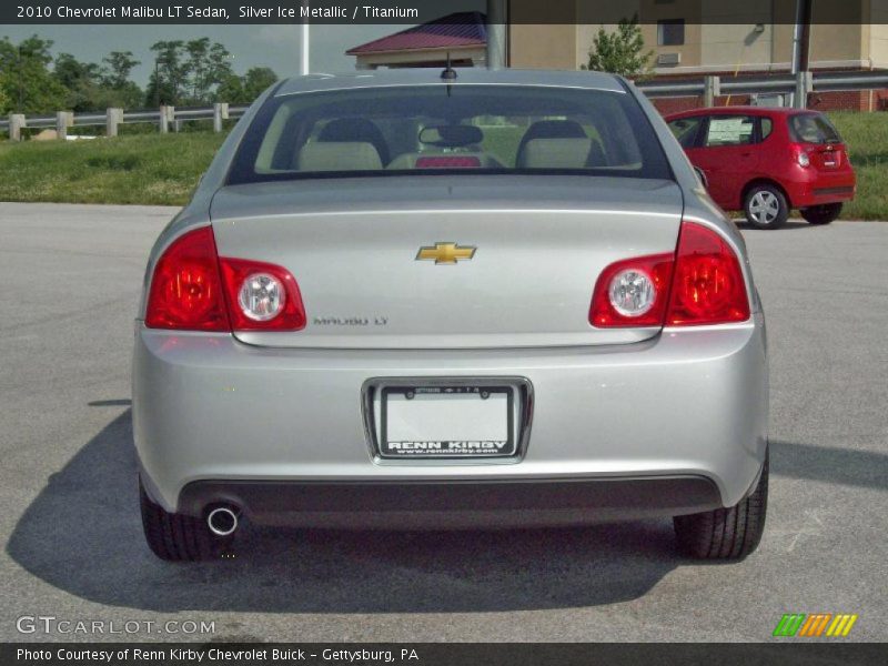 Silver Ice Metallic / Titanium 2010 Chevrolet Malibu LT Sedan