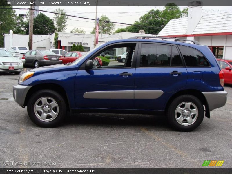 Spectra Blue Mica / Gray 2003 Toyota RAV4 4WD