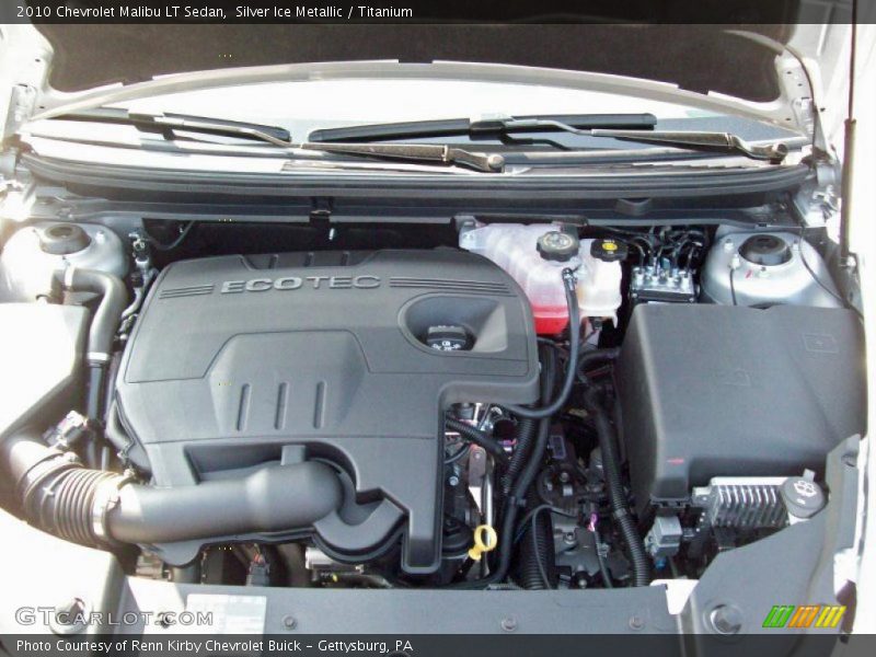 Silver Ice Metallic / Titanium 2010 Chevrolet Malibu LT Sedan