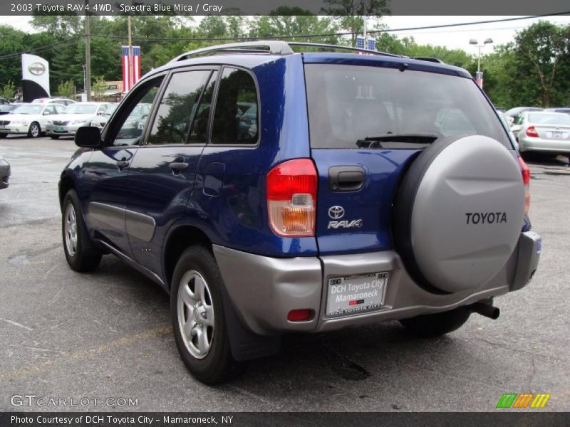 Spectra Blue Mica / Gray 2003 Toyota RAV4 4WD