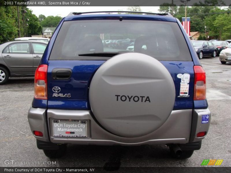 Spectra Blue Mica / Gray 2003 Toyota RAV4 4WD