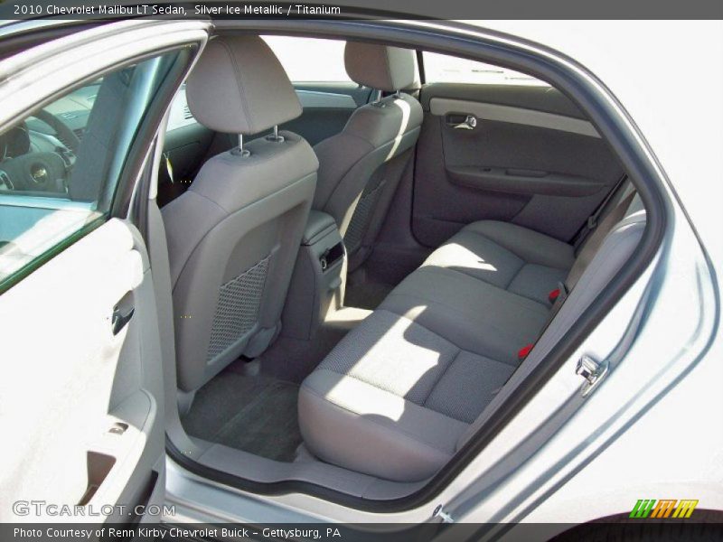 Silver Ice Metallic / Titanium 2010 Chevrolet Malibu LT Sedan