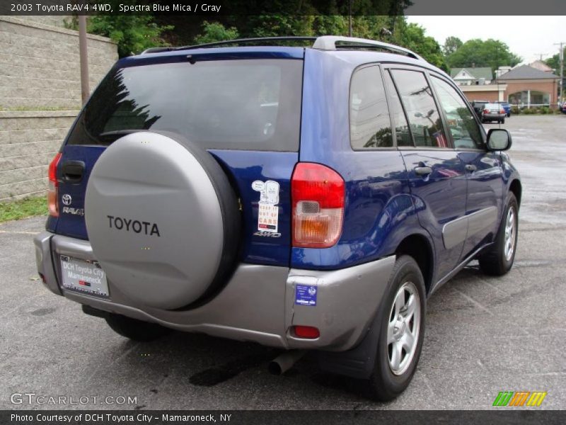 Spectra Blue Mica / Gray 2003 Toyota RAV4 4WD