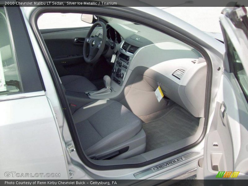 Silver Ice Metallic / Titanium 2010 Chevrolet Malibu LT Sedan