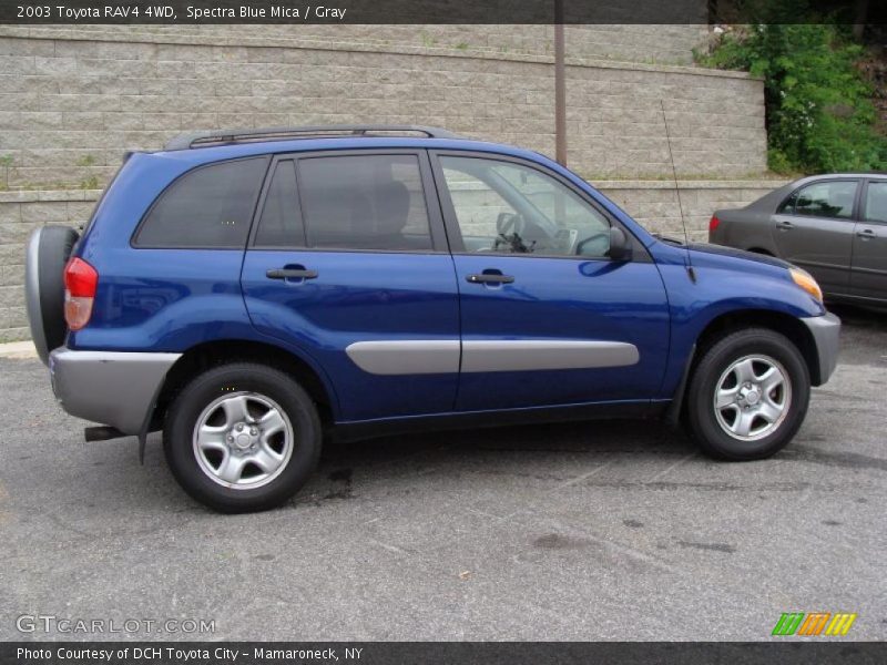 Spectra Blue Mica / Gray 2003 Toyota RAV4 4WD