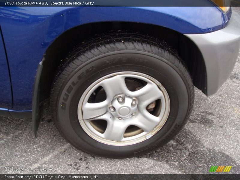 Spectra Blue Mica / Gray 2003 Toyota RAV4 4WD