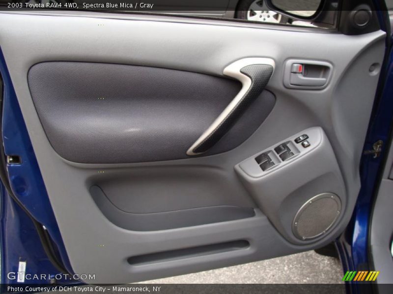 Spectra Blue Mica / Gray 2003 Toyota RAV4 4WD