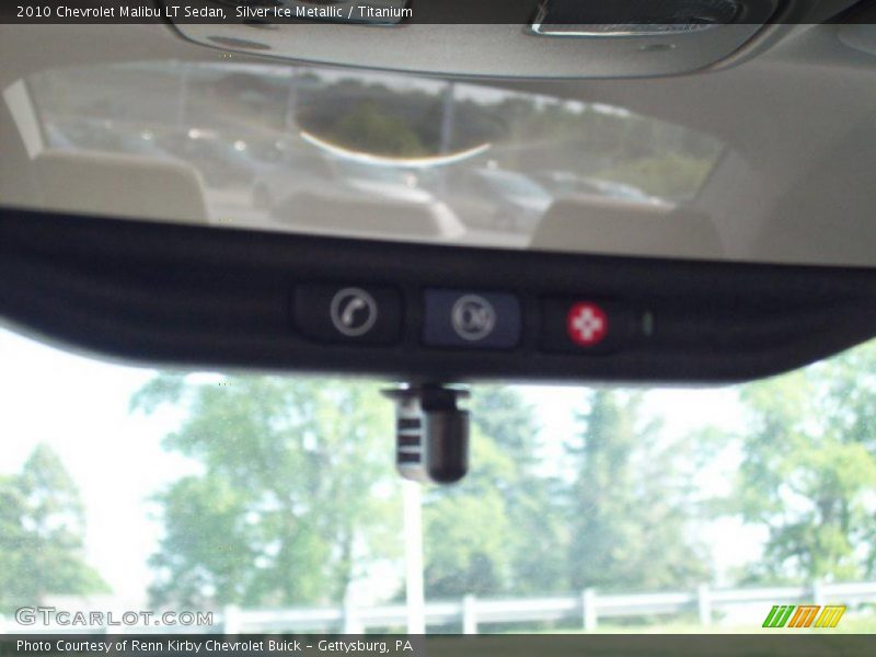 Silver Ice Metallic / Titanium 2010 Chevrolet Malibu LT Sedan