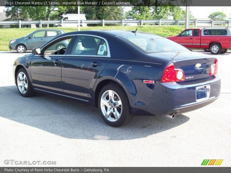 Imperial Blue Metallic / Cocoa/Cashmere 2010 Chevrolet Malibu LT Sedan