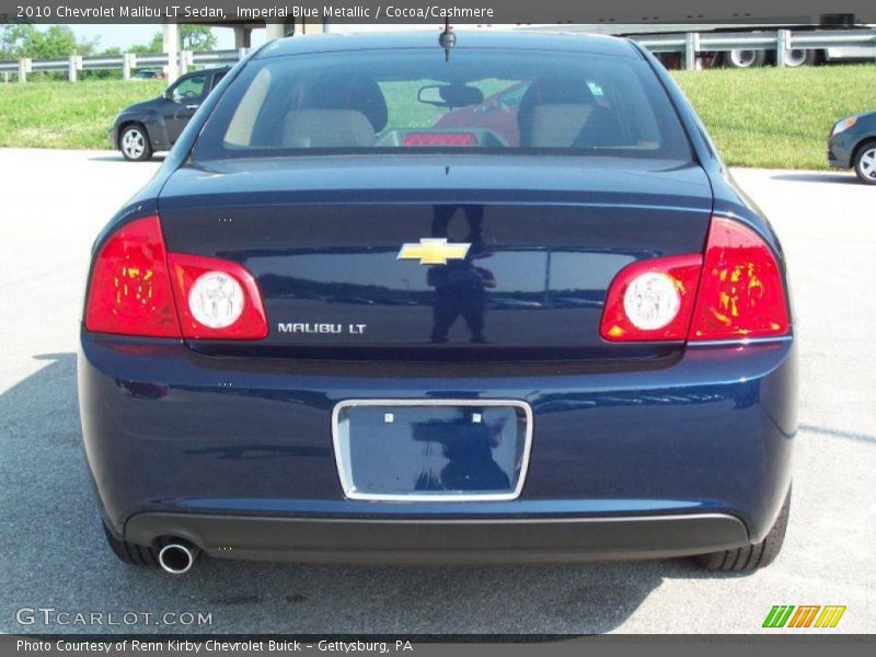 Imperial Blue Metallic / Cocoa/Cashmere 2010 Chevrolet Malibu LT Sedan