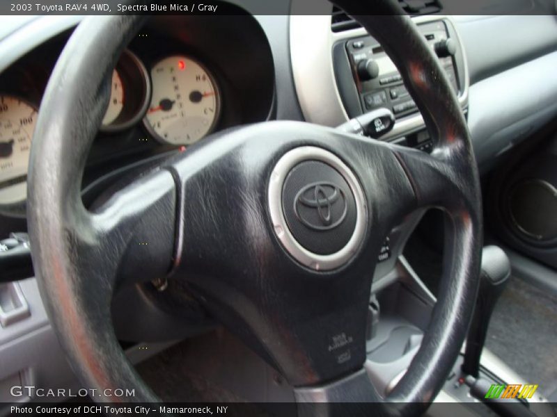 Spectra Blue Mica / Gray 2003 Toyota RAV4 4WD