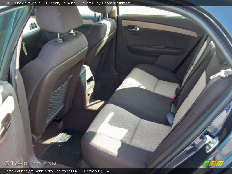 Imperial Blue Metallic / Cocoa/Cashmere 2010 Chevrolet Malibu LT Sedan