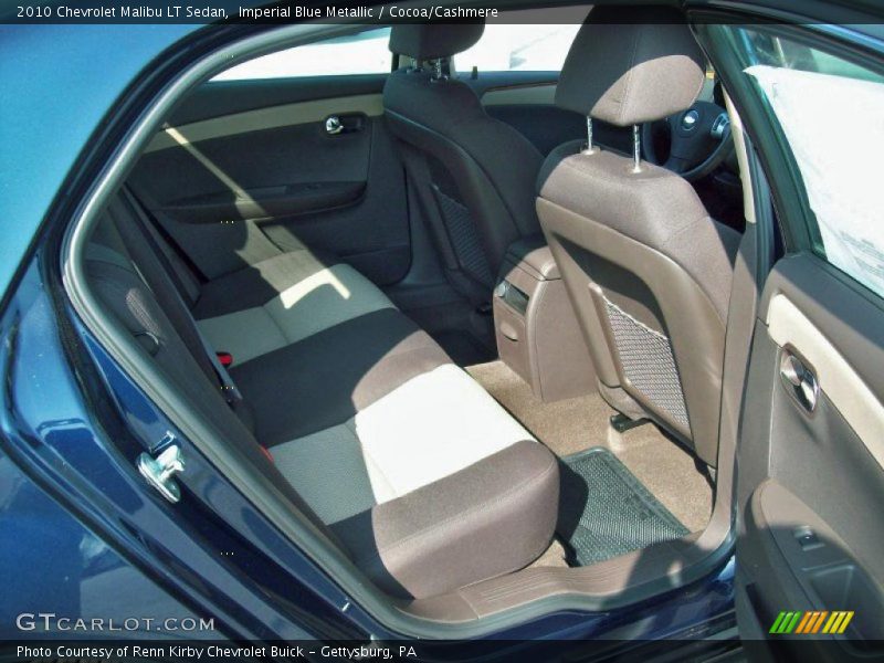 Imperial Blue Metallic / Cocoa/Cashmere 2010 Chevrolet Malibu LT Sedan