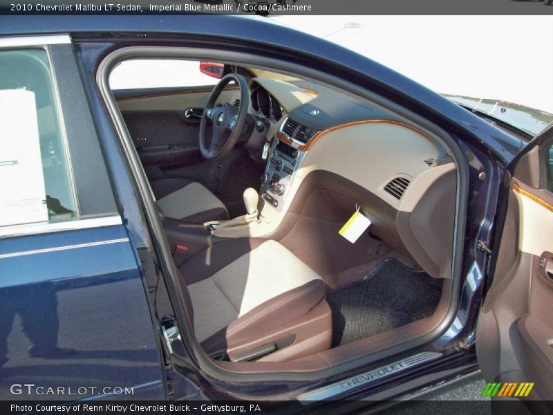 Imperial Blue Metallic / Cocoa/Cashmere 2010 Chevrolet Malibu LT Sedan