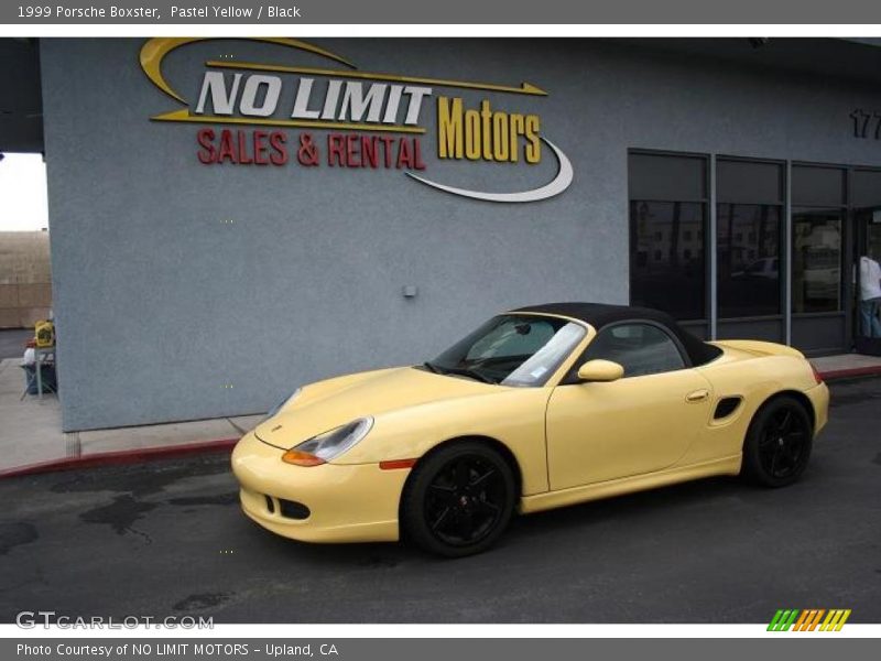 Pastel Yellow / Black 1999 Porsche Boxster