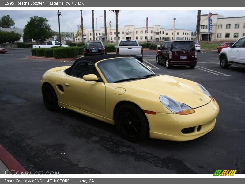 Pastel Yellow / Black 1999 Porsche Boxster