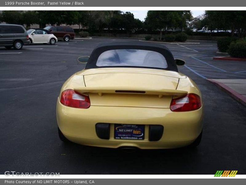 Pastel Yellow / Black 1999 Porsche Boxster