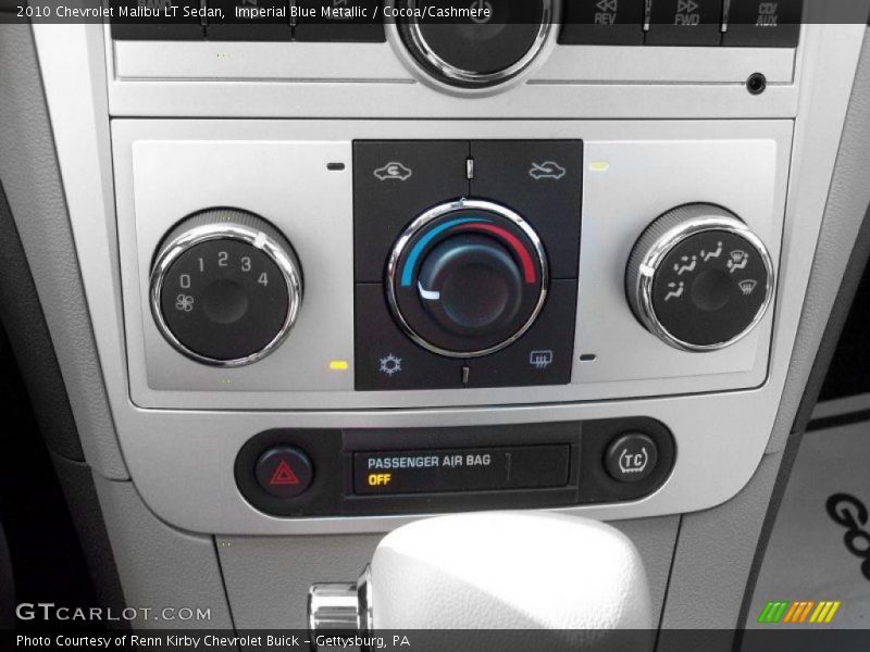 Imperial Blue Metallic / Cocoa/Cashmere 2010 Chevrolet Malibu LT Sedan