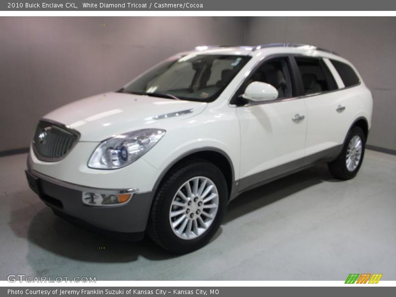White Diamond Tricoat / Cashmere/Cocoa 2010 Buick Enclave CXL