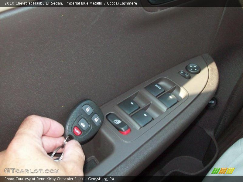 Imperial Blue Metallic / Cocoa/Cashmere 2010 Chevrolet Malibu LT Sedan