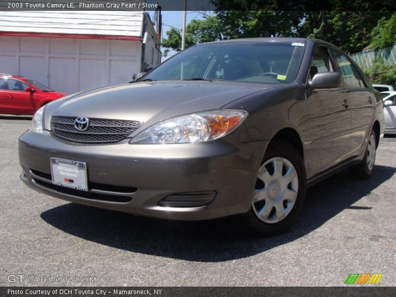 Phantom Gray Pearl / Stone 2003 Toyota Camry LE