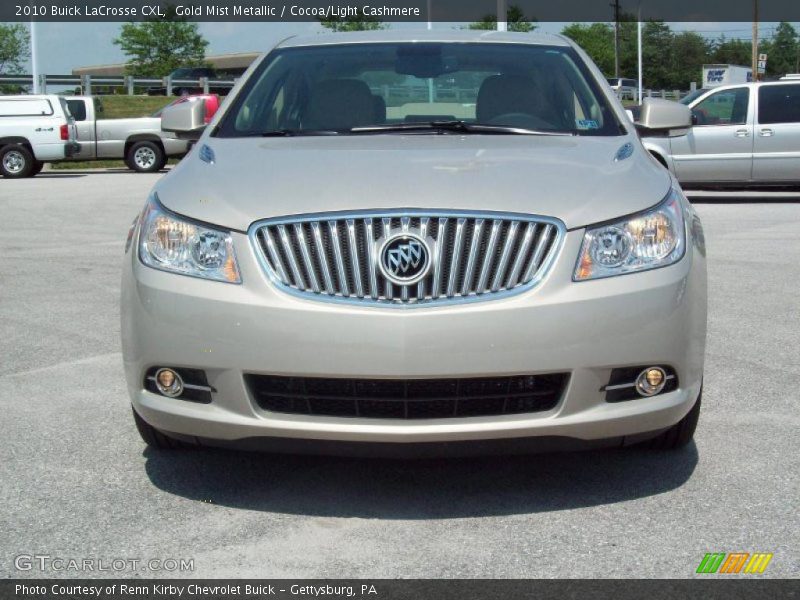 Gold Mist Metallic / Cocoa/Light Cashmere 2010 Buick LaCrosse CXL