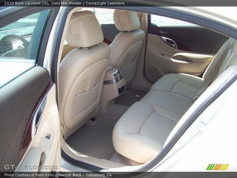 Gold Mist Metallic / Cocoa/Light Cashmere 2010 Buick LaCrosse CXL