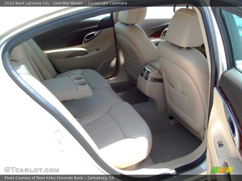 Gold Mist Metallic / Cocoa/Light Cashmere 2010 Buick LaCrosse CXL