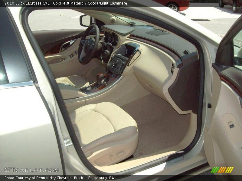 Gold Mist Metallic / Cocoa/Light Cashmere 2010 Buick LaCrosse CXL