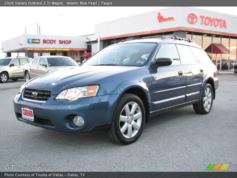 Atlantic Blue Pearl / Taupe 2006 Subaru Outback 2.5i Wagon