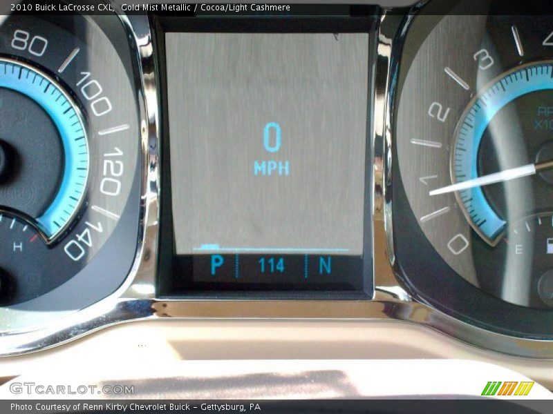 Gold Mist Metallic / Cocoa/Light Cashmere 2010 Buick LaCrosse CXL