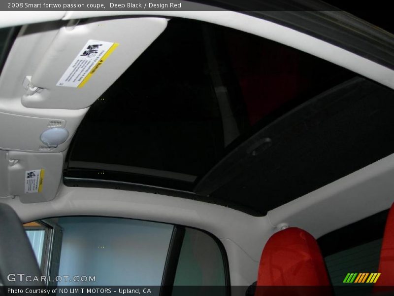Deep Black / Design Red 2008 Smart fortwo passion coupe