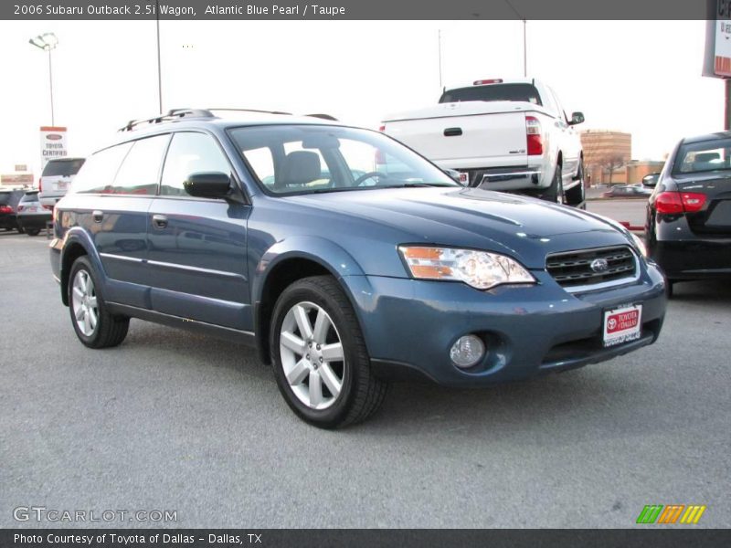 Atlantic Blue Pearl / Taupe 2006 Subaru Outback 2.5i Wagon