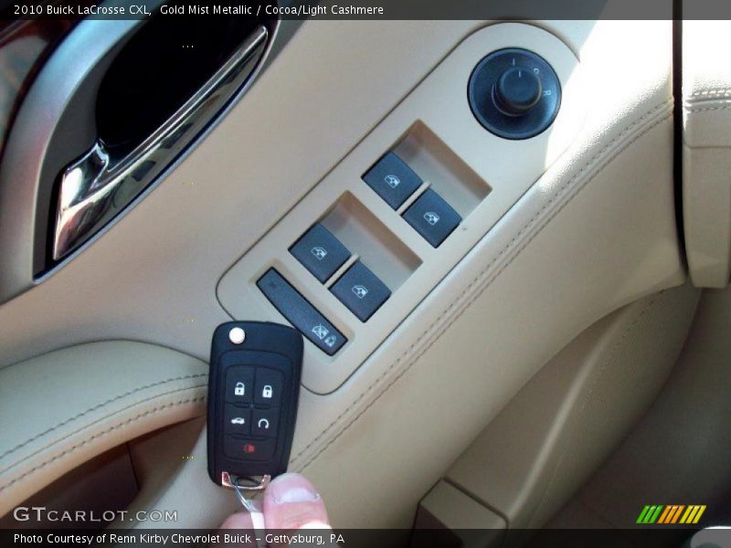 Gold Mist Metallic / Cocoa/Light Cashmere 2010 Buick LaCrosse CXL