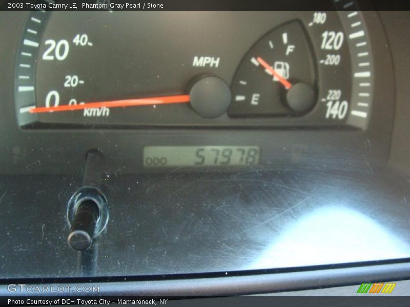 Phantom Gray Pearl / Stone 2003 Toyota Camry LE