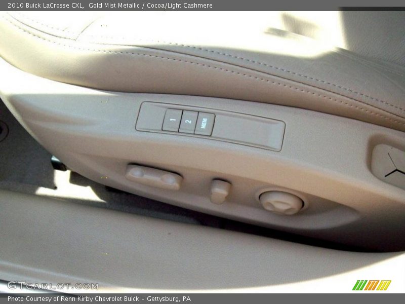 Gold Mist Metallic / Cocoa/Light Cashmere 2010 Buick LaCrosse CXL