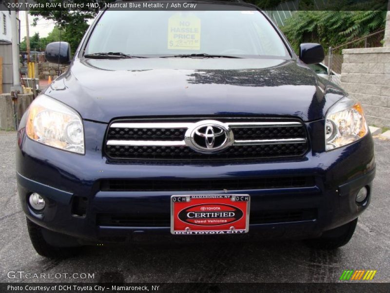 Nautical Blue Metallic / Ash Gray 2007 Toyota RAV4 Limited 4WD
