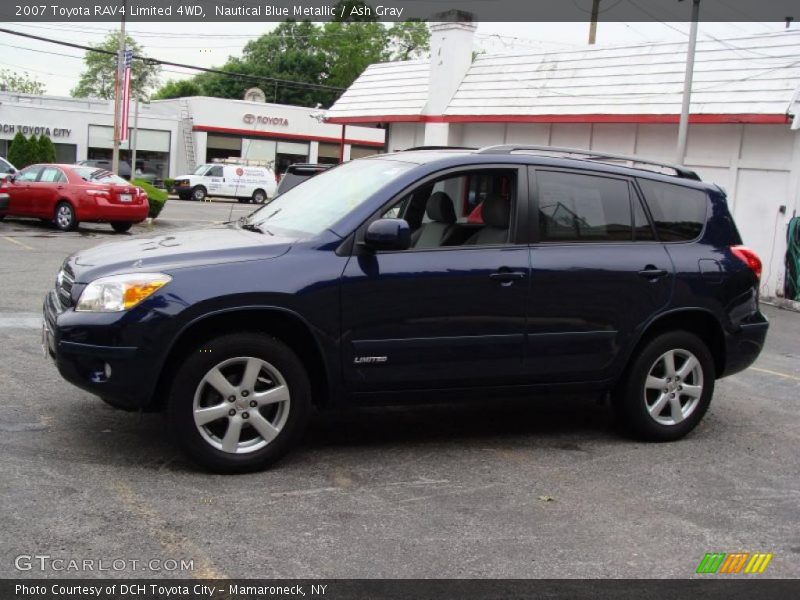 Nautical Blue Metallic / Ash Gray 2007 Toyota RAV4 Limited 4WD