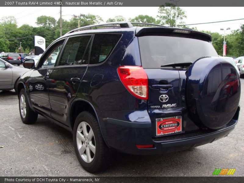 Nautical Blue Metallic / Ash Gray 2007 Toyota RAV4 Limited 4WD