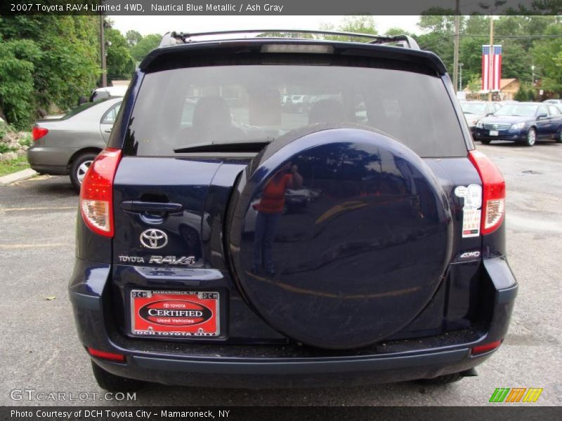Nautical Blue Metallic / Ash Gray 2007 Toyota RAV4 Limited 4WD
