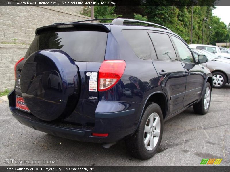 Nautical Blue Metallic / Ash Gray 2007 Toyota RAV4 Limited 4WD