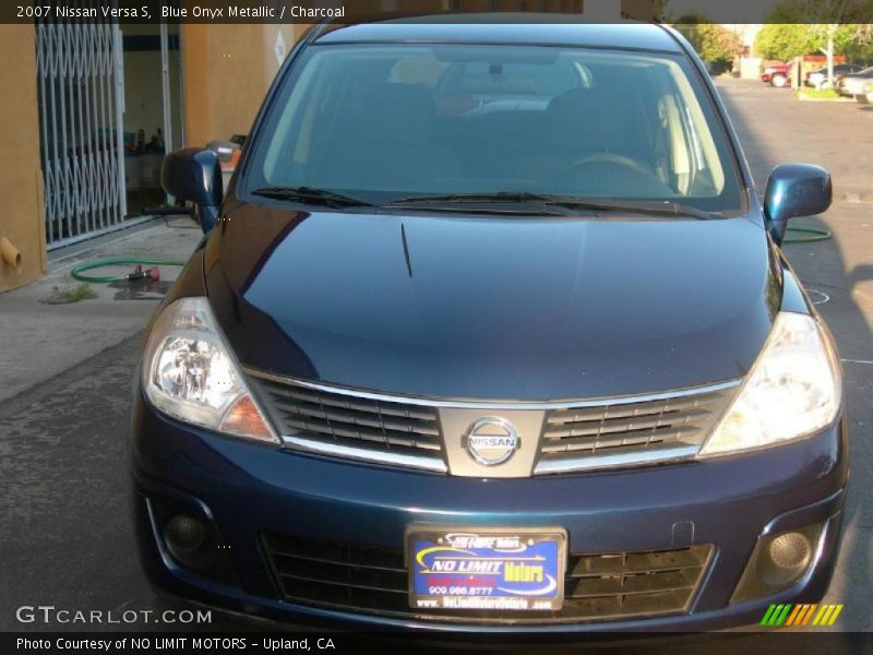 Blue Onyx Metallic / Charcoal 2007 Nissan Versa S